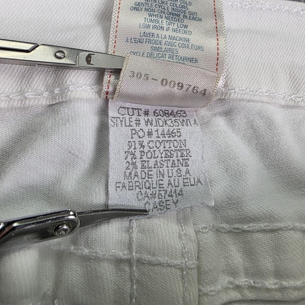 True Religion Jeans Womens 31 White Casey Low Rise Skinny Stretch Denim USA - Picture 16 of 16